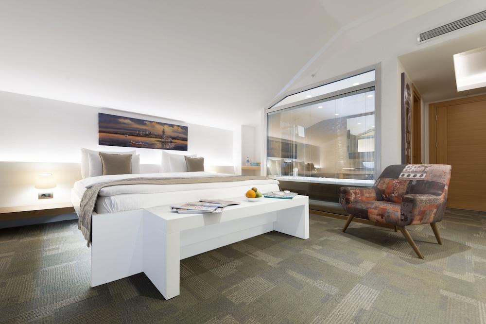 Milport Hotel Levent Istanbul Bagian luar foto