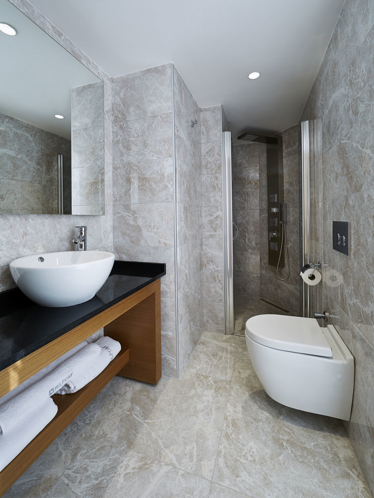 Milport Hotel Levent Istanbul Bagian luar foto